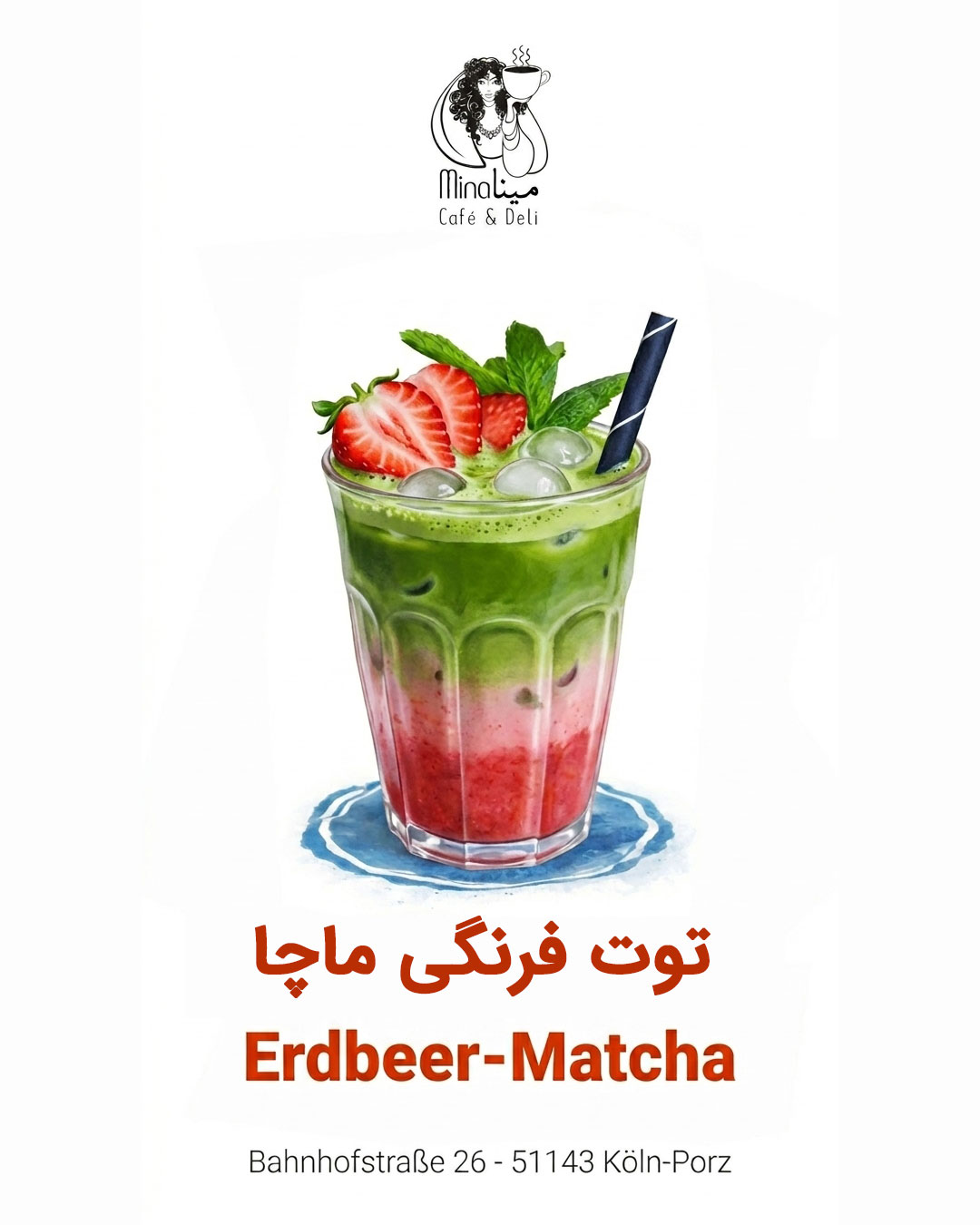 Erdbeer-Matcha