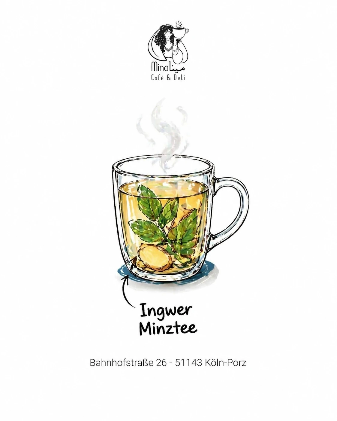 Ingwer Minztee
