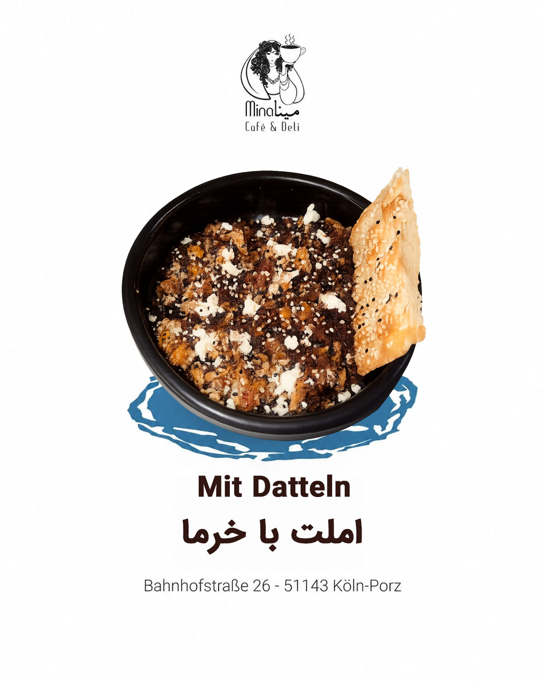 Omelett mit Datteln